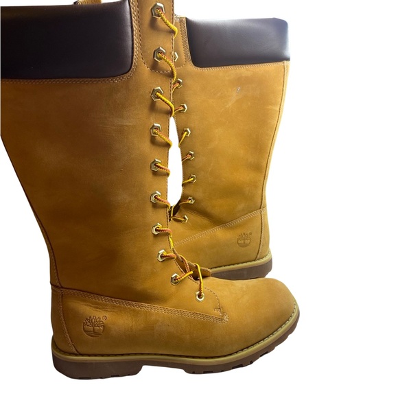 Timberland Tall Calf Length Boots women’s size 5 - Picture 6 of 11